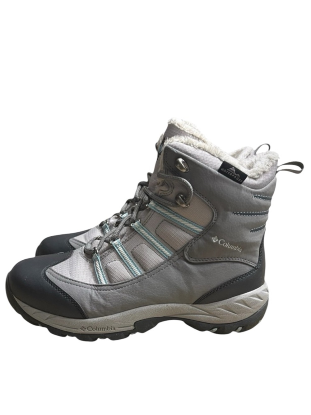 COLUMBIA Whirlibird Winter Hiking Boots with Faux Fur Lining Size 8.5 - Picture 1 of 10